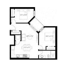 Rook M floor plan